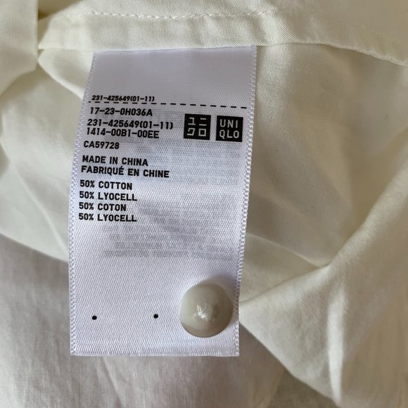 Uniqlo U 2020 S/S Women Long Sleeve T Blouse in XS - Picture 8 of 13